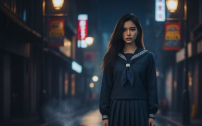 La estudiante Kushisaka Onna