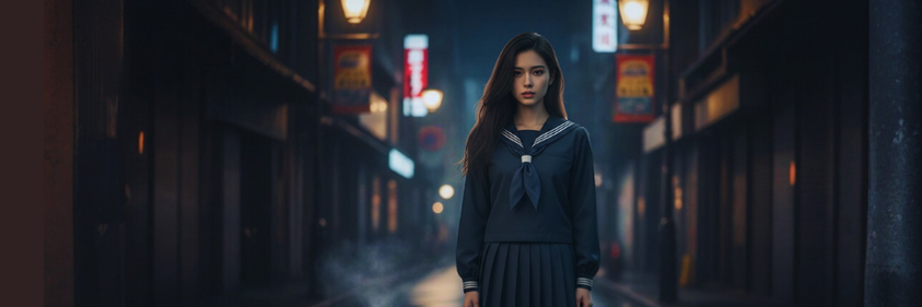 La estudiante Kushisaka Onna