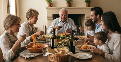 La hora de la comida en Italia